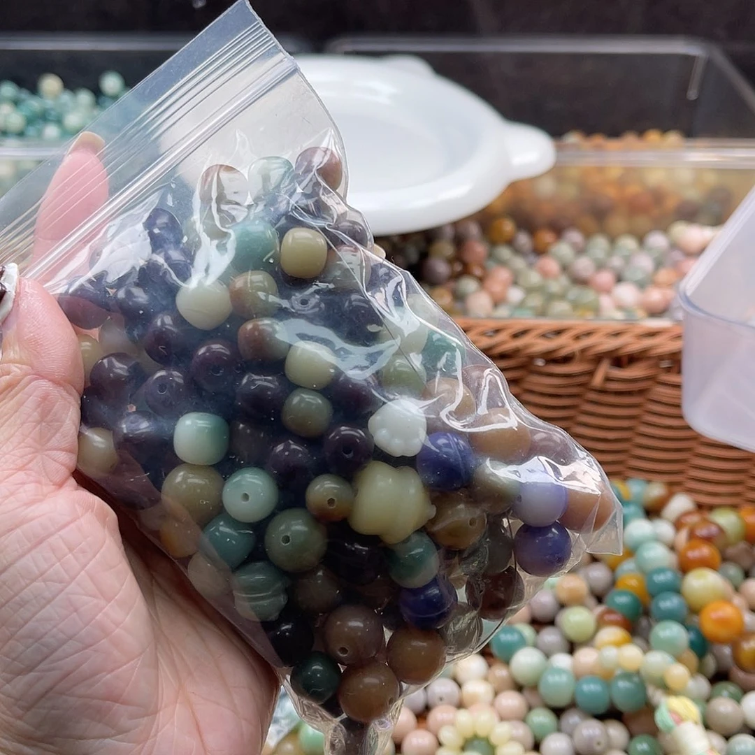 白玉菩提吊坠A/大杂烩/150颗锅底