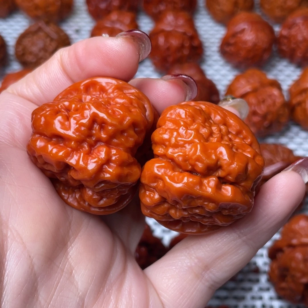 桃核吊坠文玩核桃 手把件 蛤蟆头 37