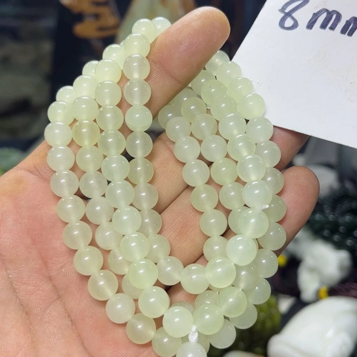 蛇纹石玉项链未镶嵌