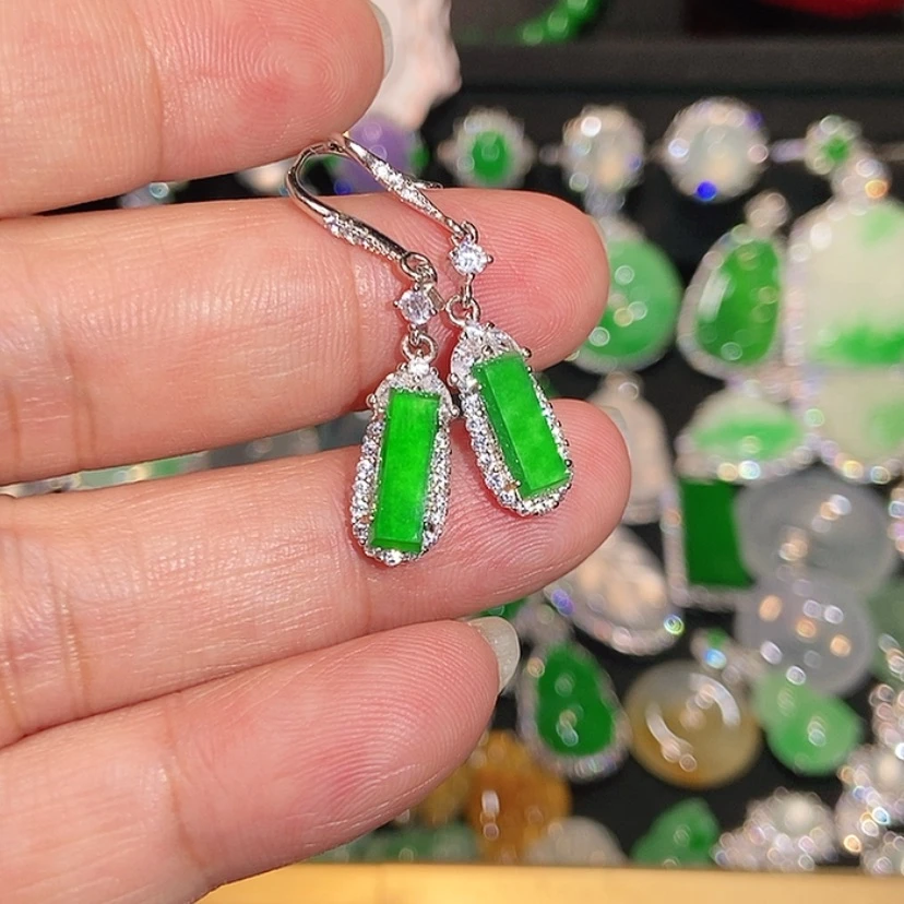 【闪购商品】未镶嵌翡翠耳饰天然翡翠