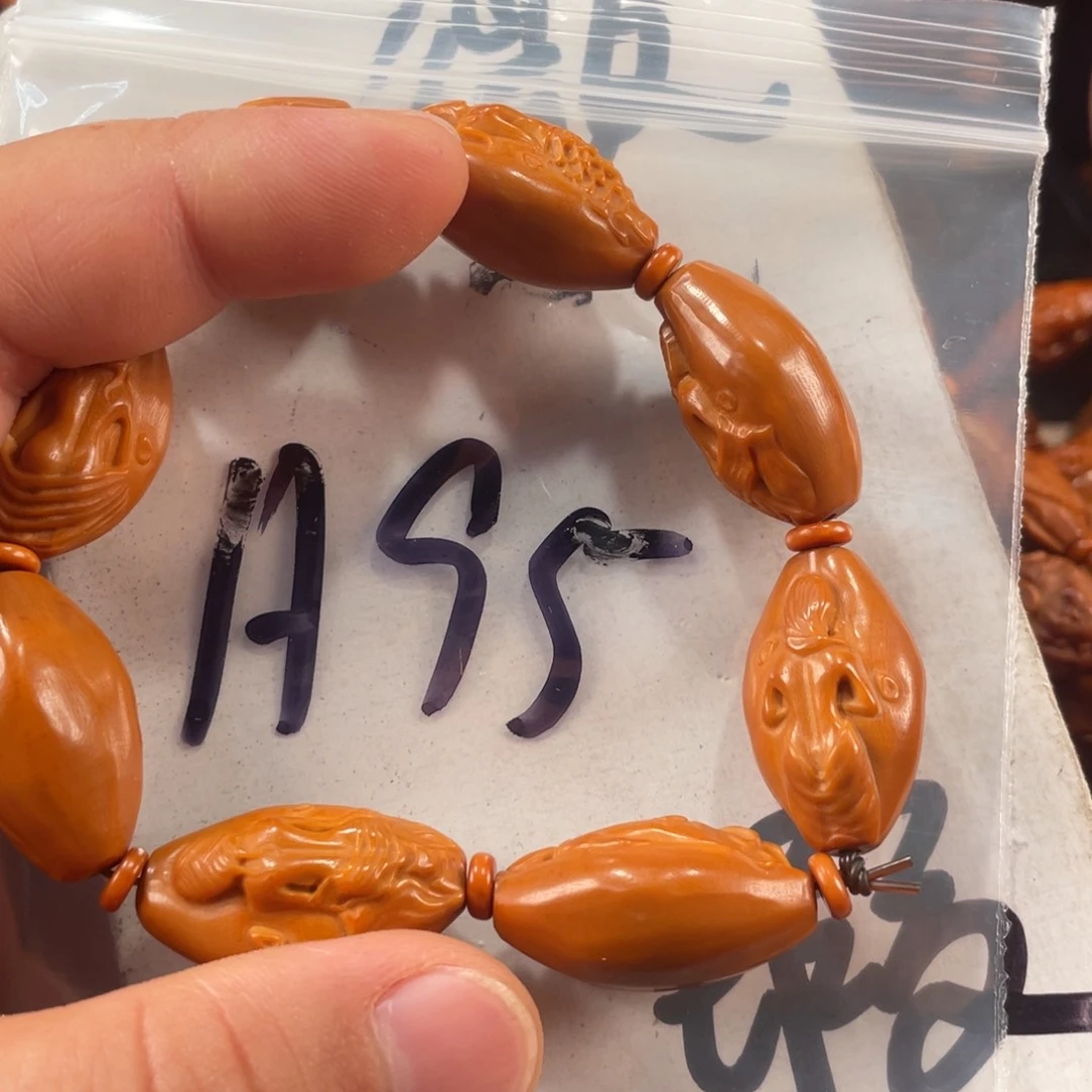 橄榄核手串/手链橄榄核雕工艺手串 瑕疵介意勿拍