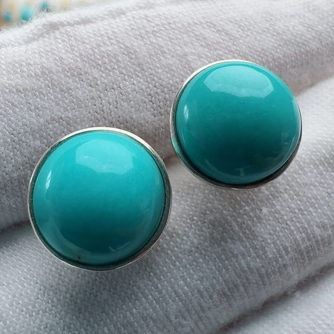 银S925镶嵌绿松石配饰