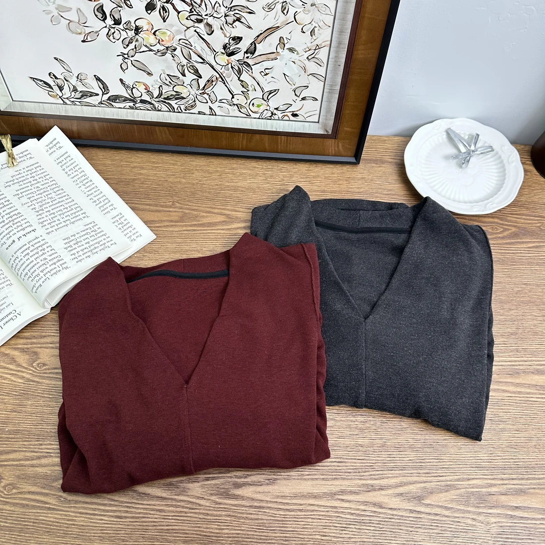 2【Golden cherry】亲子软乎乎V领打底衫288008