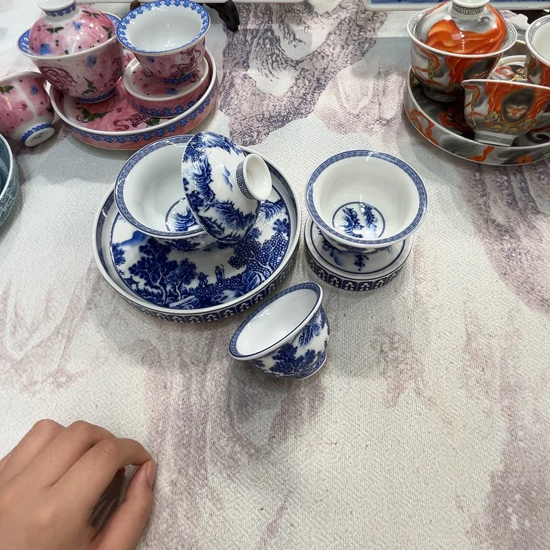 景德镇陶瓷福利带礼盒套装