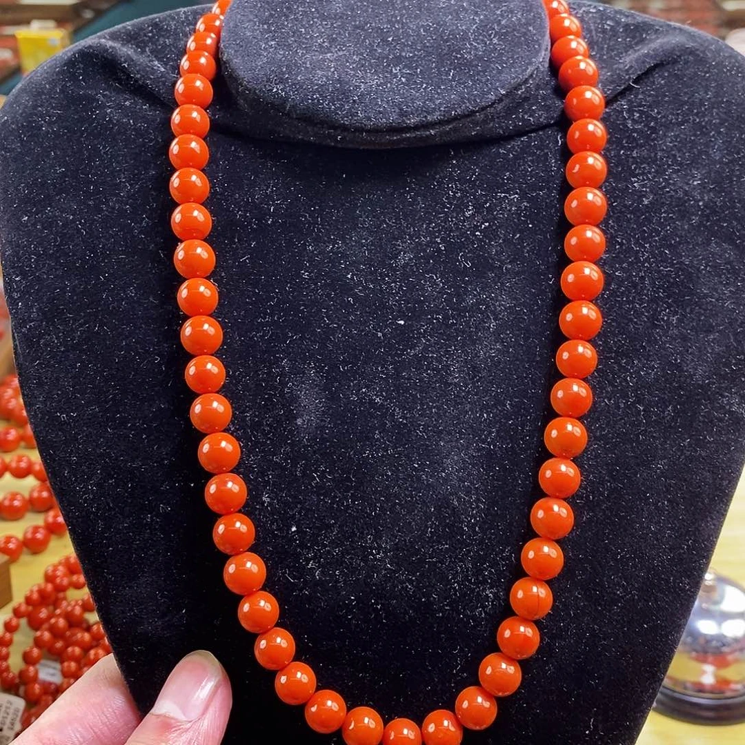 南红玛瑙铂Pt950镶嵌买9mmmmmm