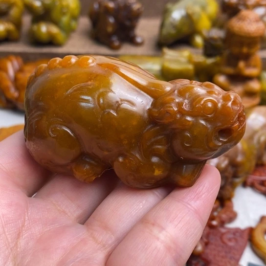 蛇纹石玉未镶嵌颈饰119