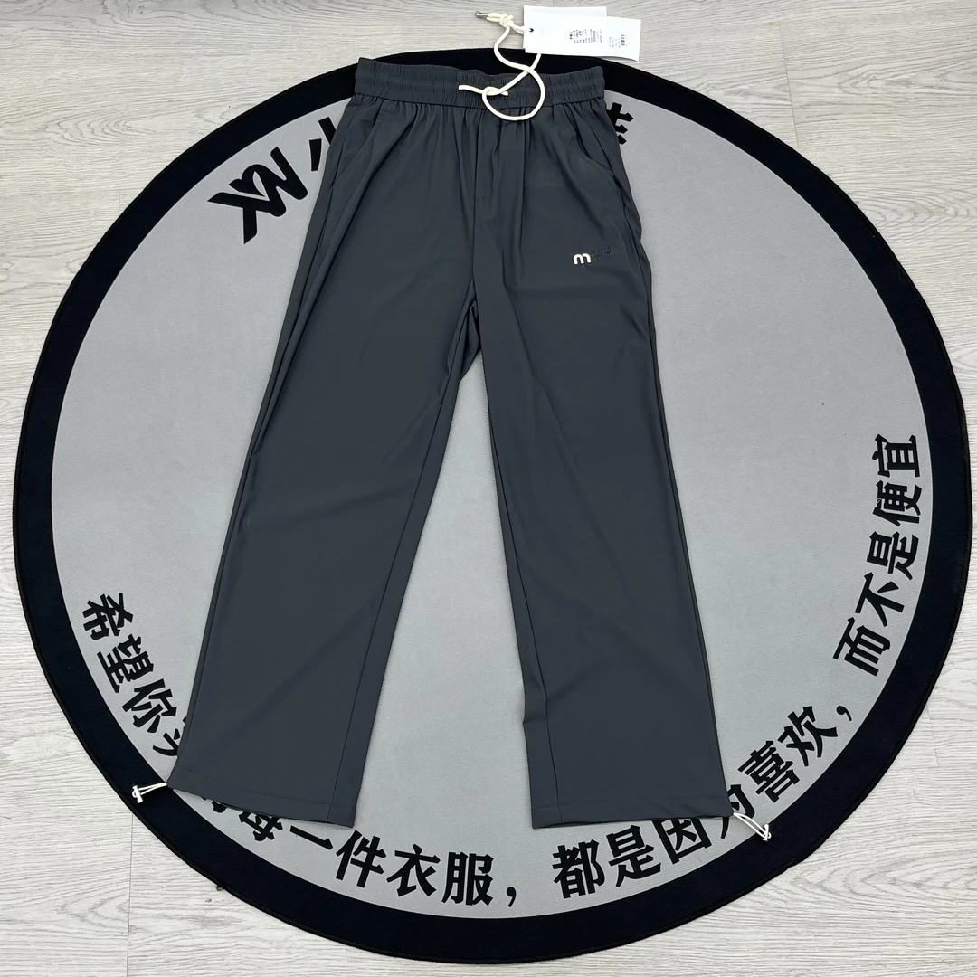 长裤休闲裤动物度假风夏季刺绣国风便宜微弹力裤子98026