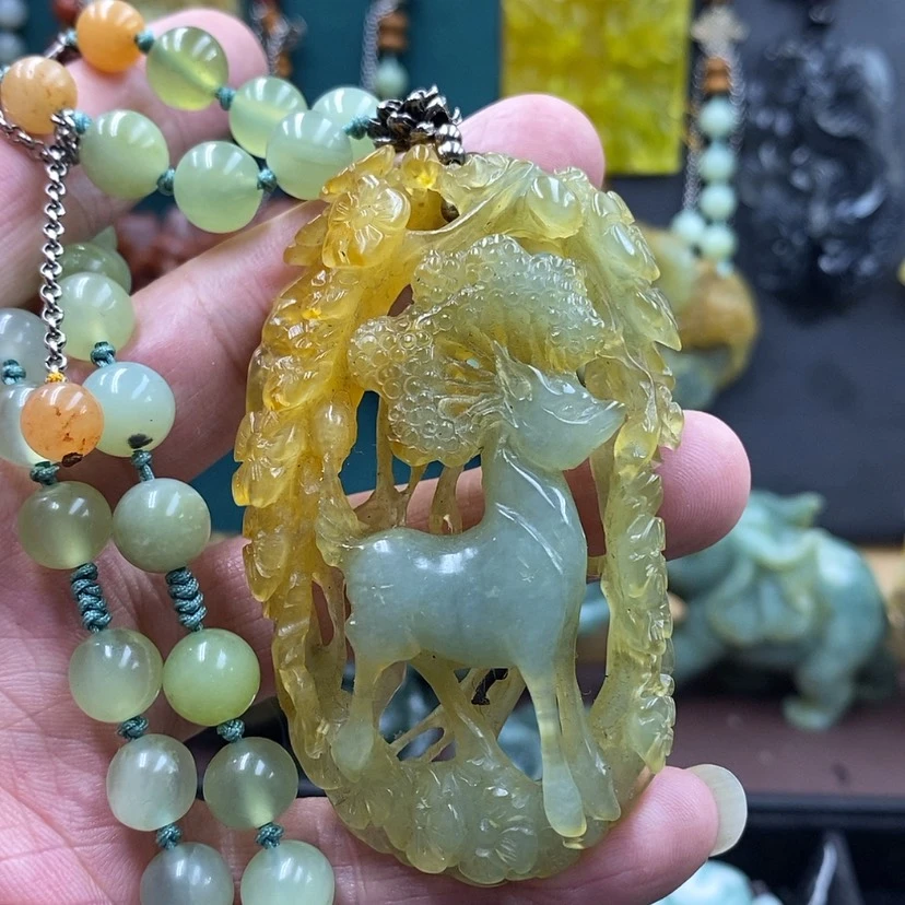 【闪购商品】未镶嵌岫玉吊坠