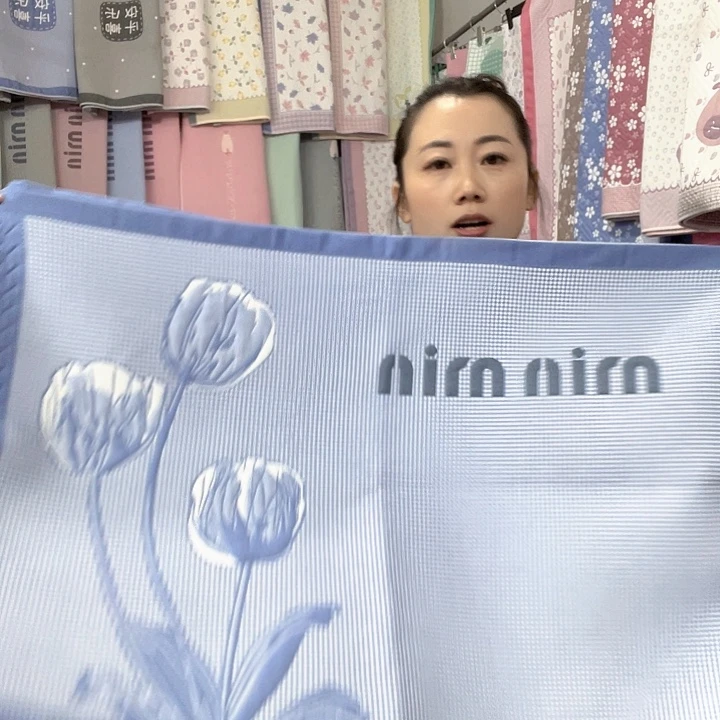 棉特价促销蓝色郁金香