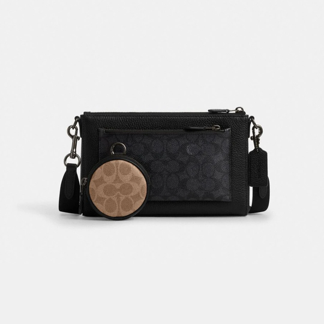 COACH｜【全国联保】蔻驰Holden26中号【男款】子母包单肩斜挎包C