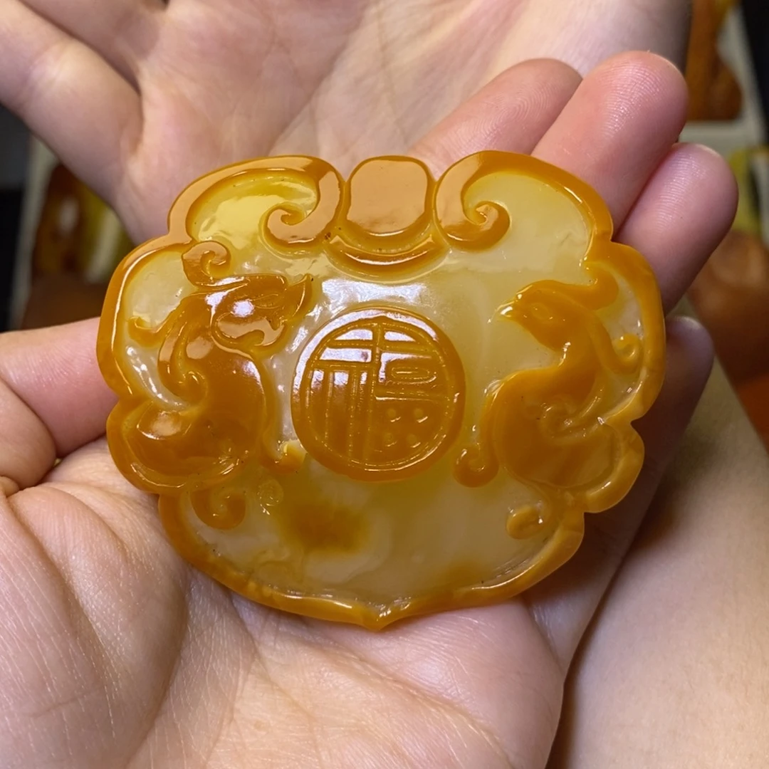 定制琥珀琥珀蜜蜡吊坠