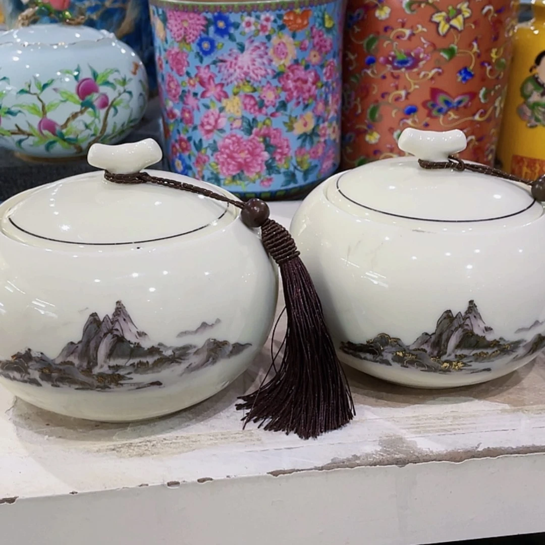 【闪购商品】罐陶瓷茶叶罐密封罐