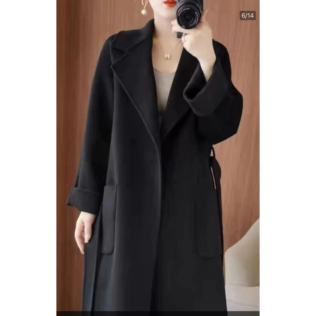 时尚新款羊毛大衣3371