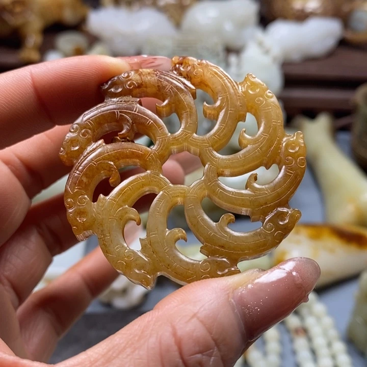 和田玉挂件未镶嵌