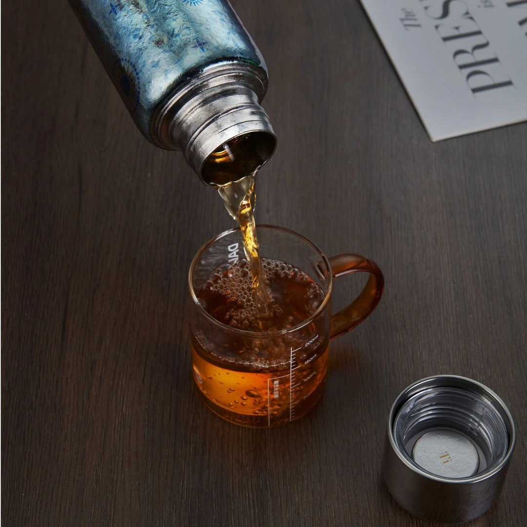 TIANQI/天沏(闲庭系列)T58-43天马行空纯钛保温杯闷茶杯