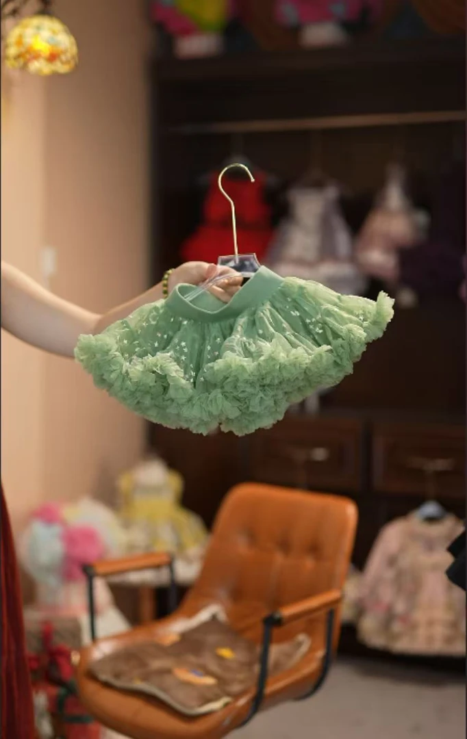 【剪标半裙牛油果星星】半身TUTU裙小萝莉儿童生日演出蓬蓬裙公主裙