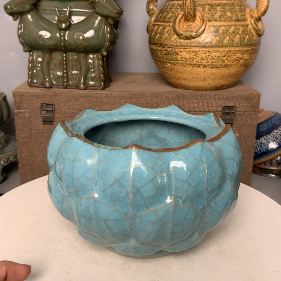 摆件汝窑满釉的洗888888888