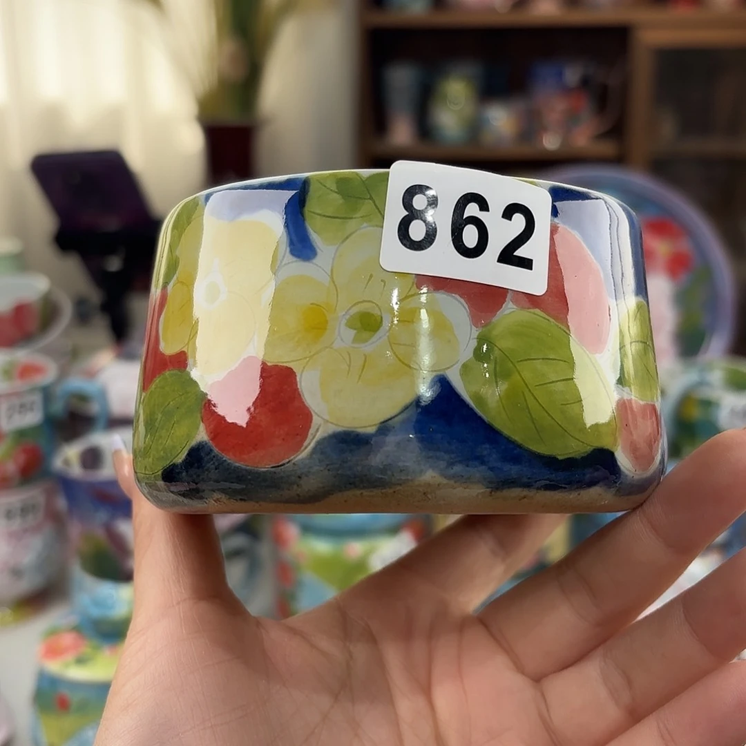 瓷片景德镇手绘高温釉下彩陶瓷茶具