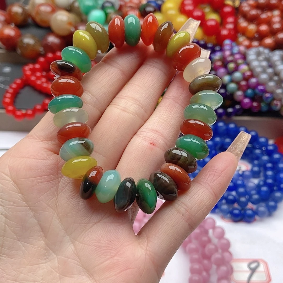 【闪购商品】玛瑙/玉髓手链未镶嵌雅*