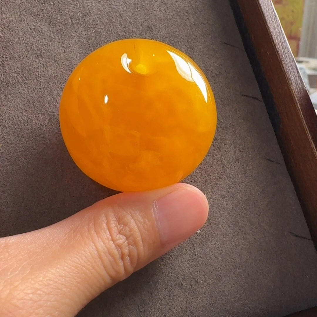 未镶嵌毛衣链蜜蜡