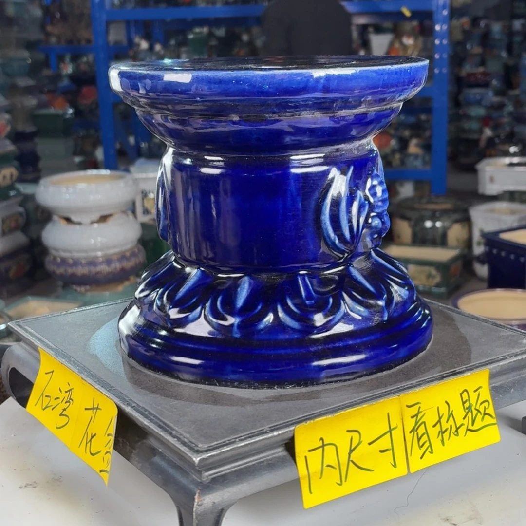 一风堂石湾花盆 面宽22高20 微瑕555