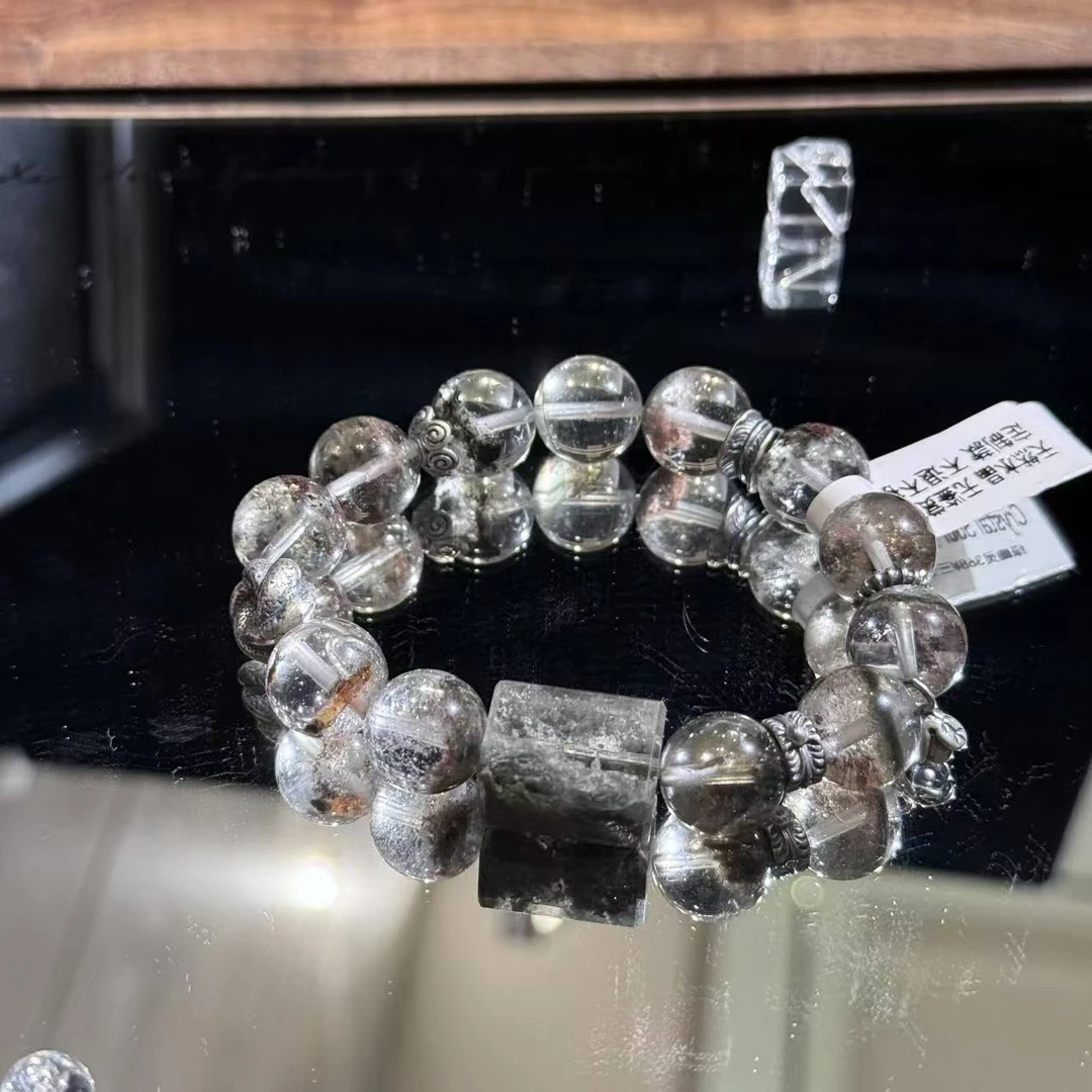 绿幽灵12mm+三七银配饰 （拍4单为本商品价格）