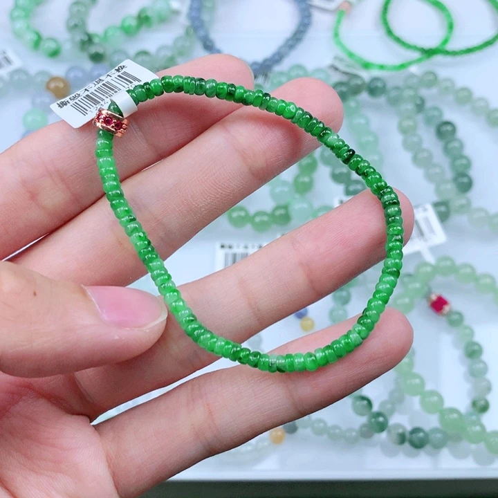 未镶嵌手链翡翠翡翠