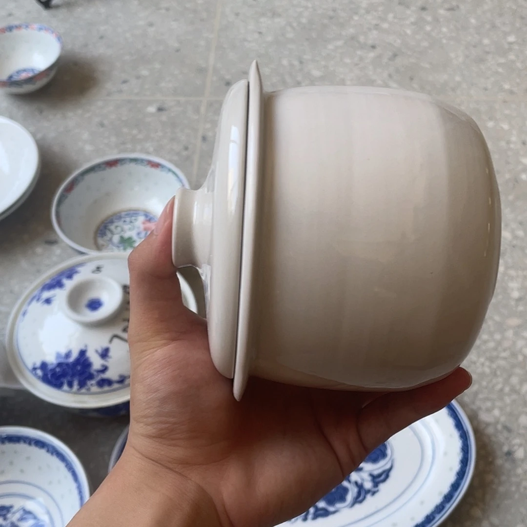 碗景德镇高温细白瓷餐具