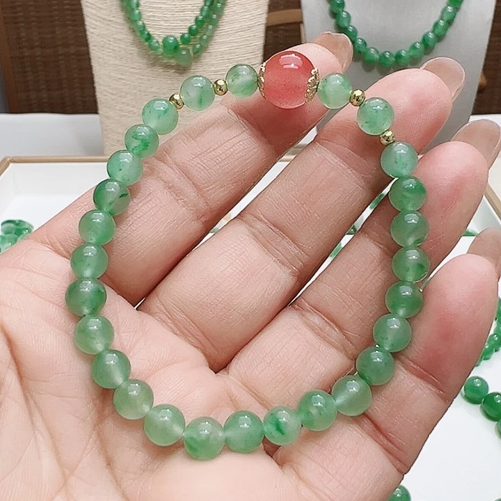 石英质玉手链未镶嵌
