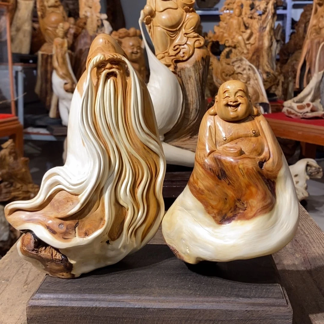 柏木（崖柏）崖柏木雕刻