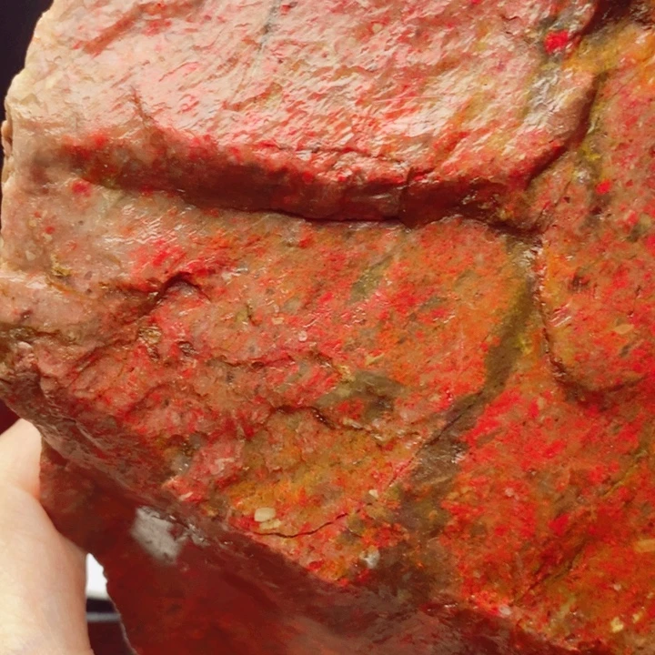 管***绪昌化鸡血石鸡血石毛料