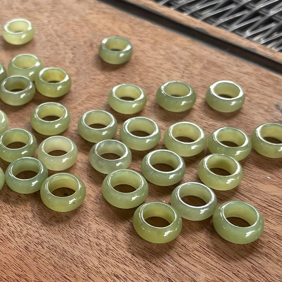 非金属莫桑石吊坠 SS703 天然百搭跑环