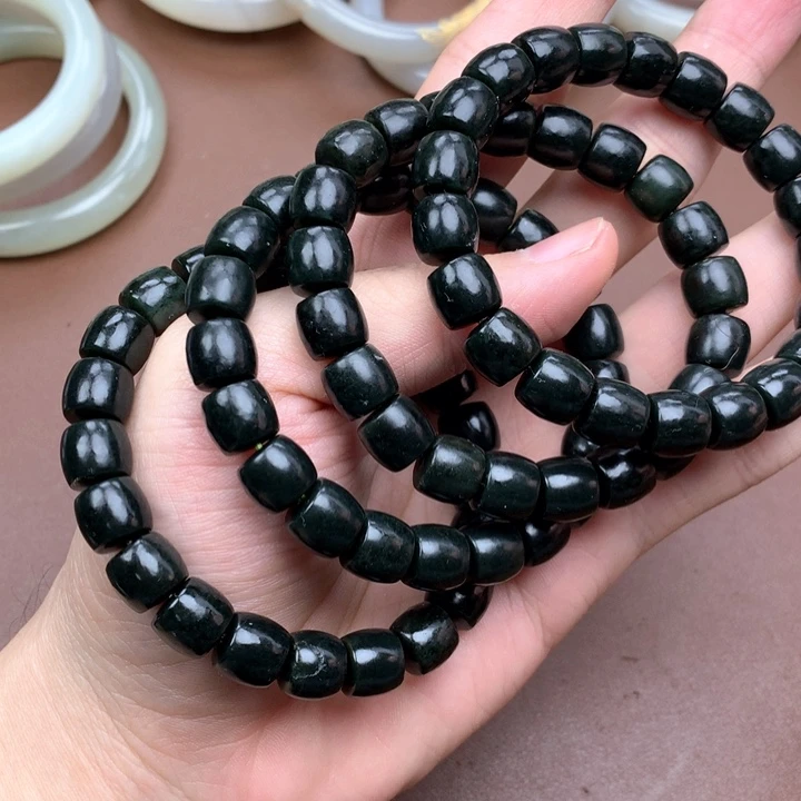 和田玉未镶嵌手链拍一发一