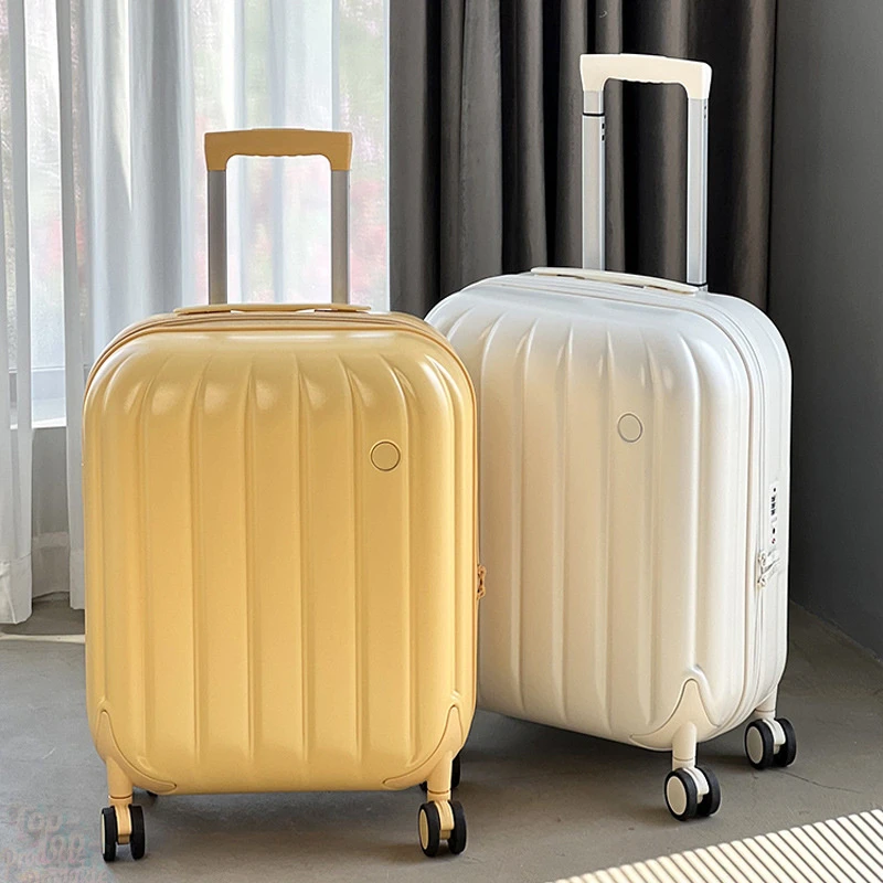 新款行李箱女20寸小型登机箱轻便拉杆箱高颜值密码旅行箱托运飞机
