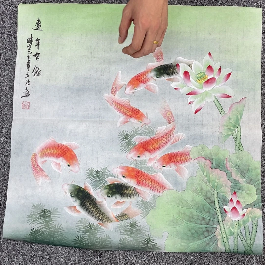 国画纯手绘字画宣纸
