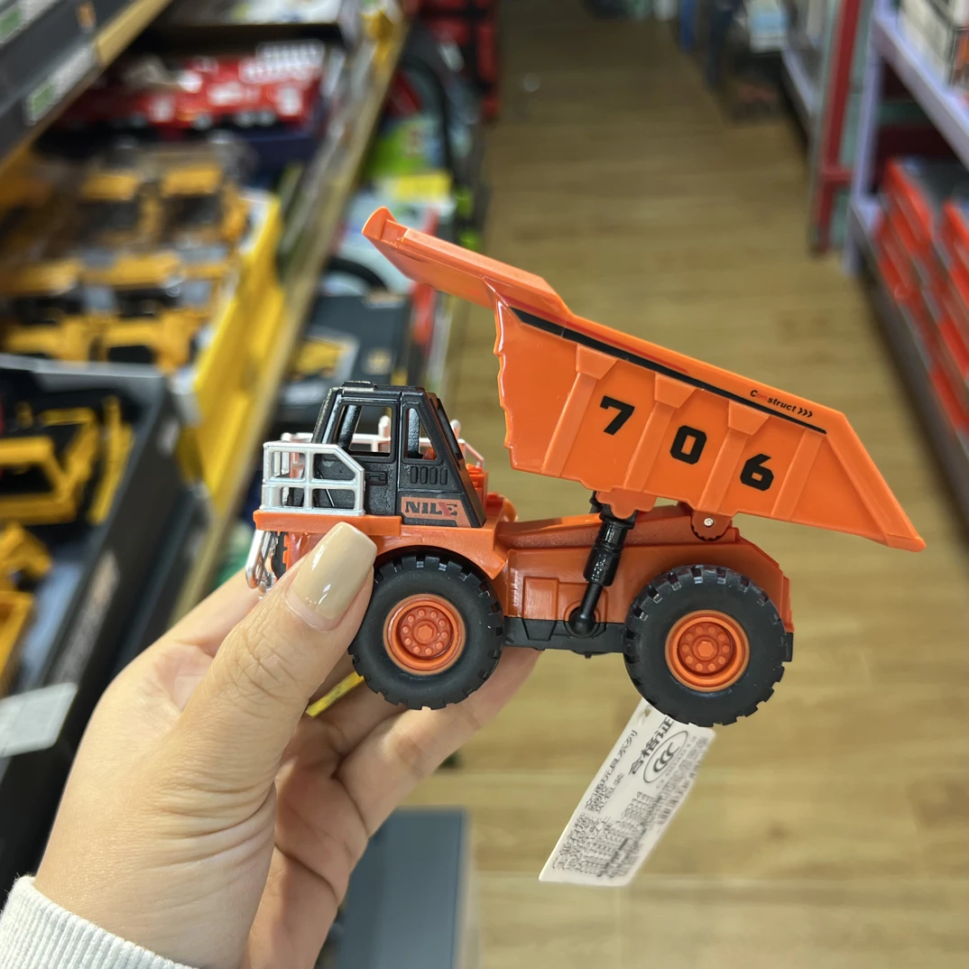 真矿山自卸翻斗车模型惯性耐摔男孩玩具车
