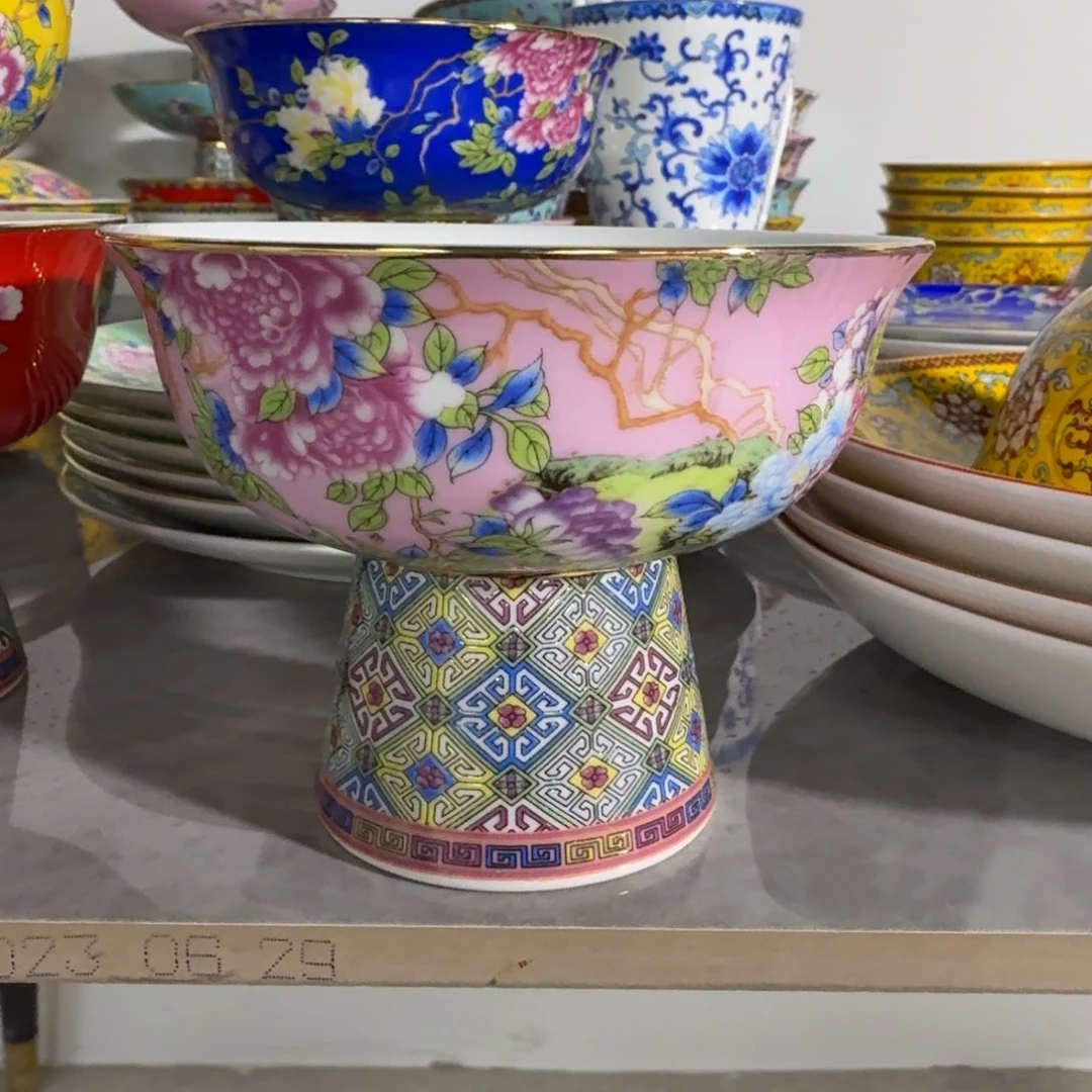 景德镇珐琅彩餐具
