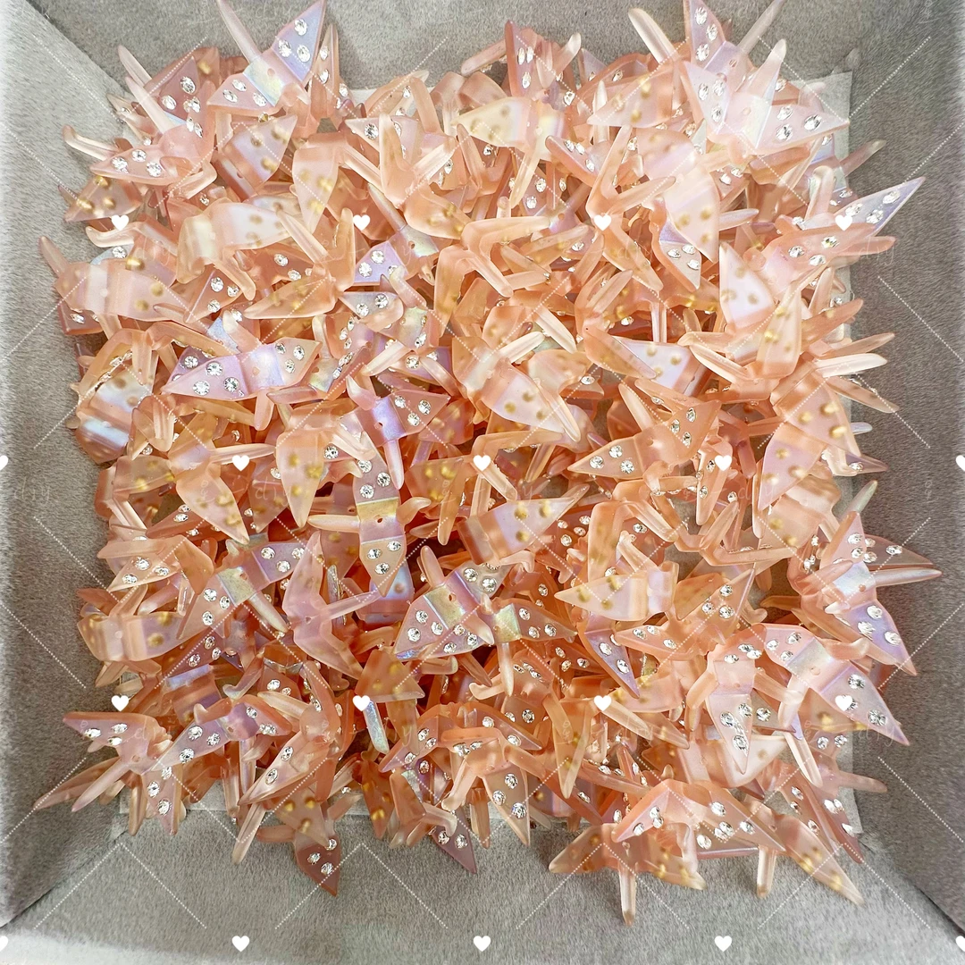 卡通系列德国胶定制发光点点钻千纸鹤