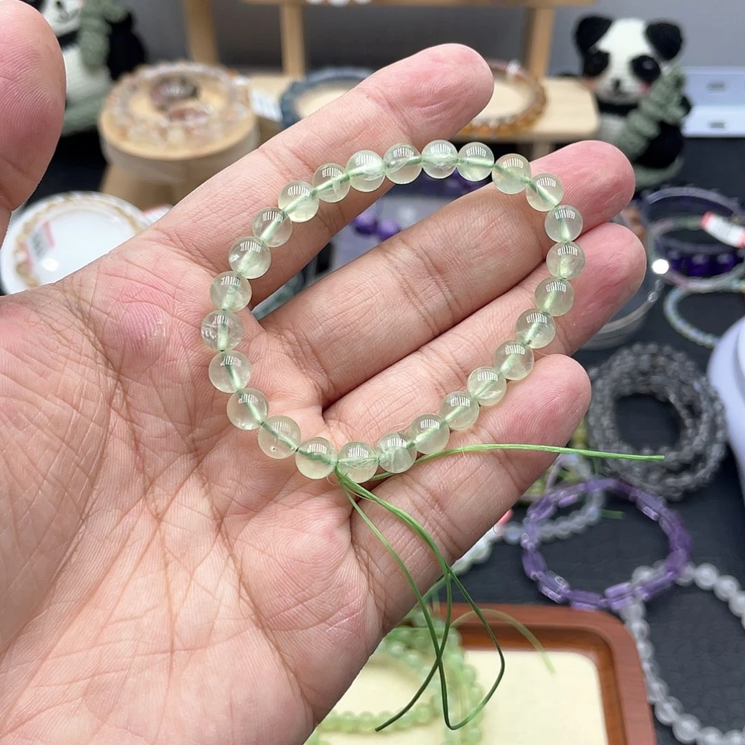 水晶手链未镶嵌葡萄石