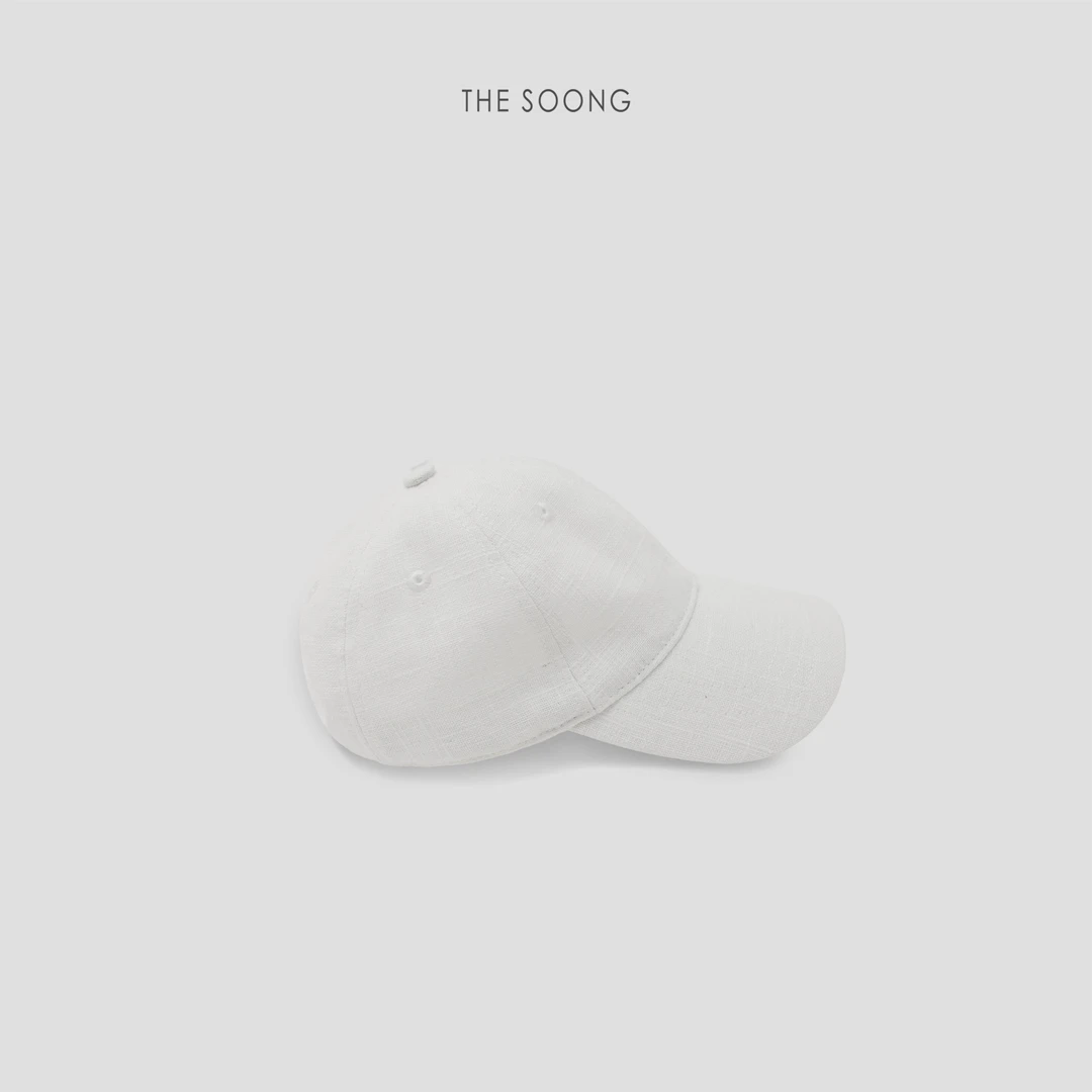 THESOONG|26s早春新品苎麻棉可调节百搭透气圆领鸭舌帽子WMZ4660
