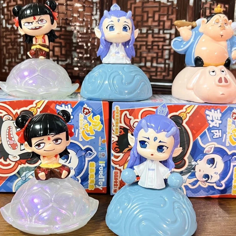 二代哪吒手办盲盒摆件潮玩礼物敖丙太乙真人电影魔童闹海现货周边