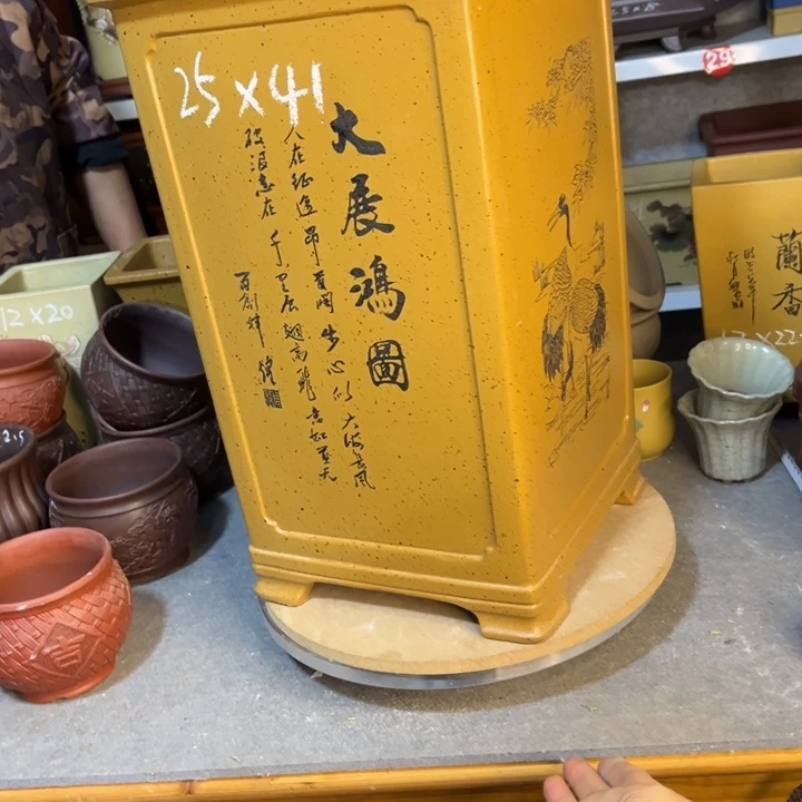紫砂花盆紫砂花盆