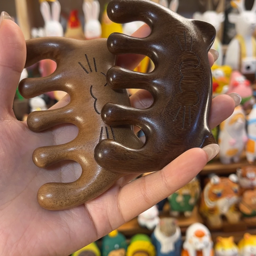 让***粹木猫咪按摩梳111111111