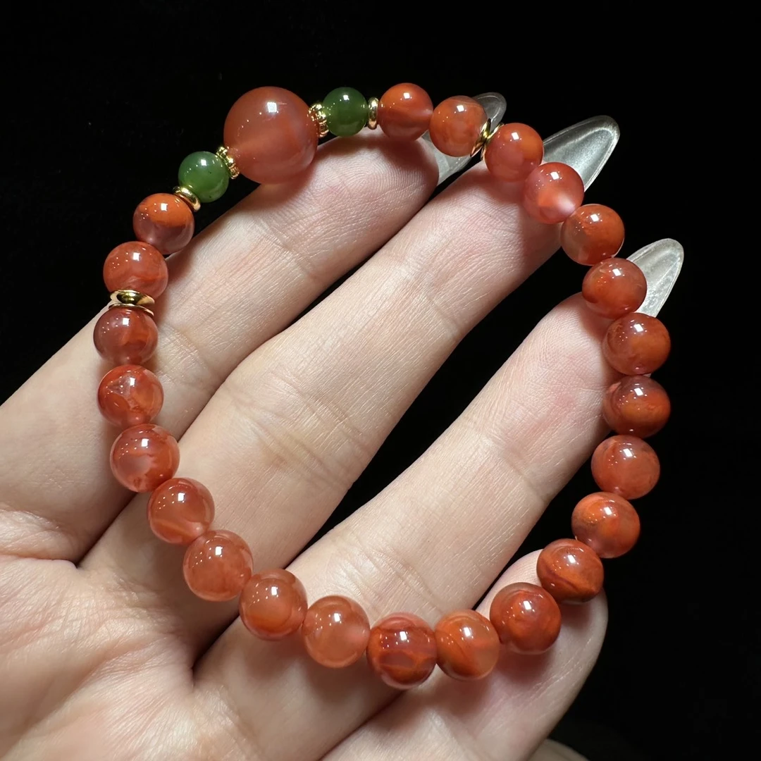 南红手串   约7mm