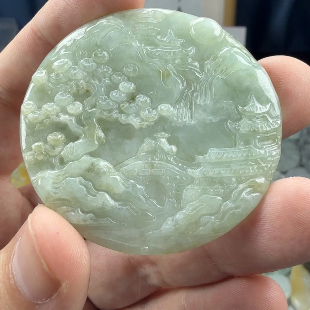 翡翠未镶嵌颈饰翡翠