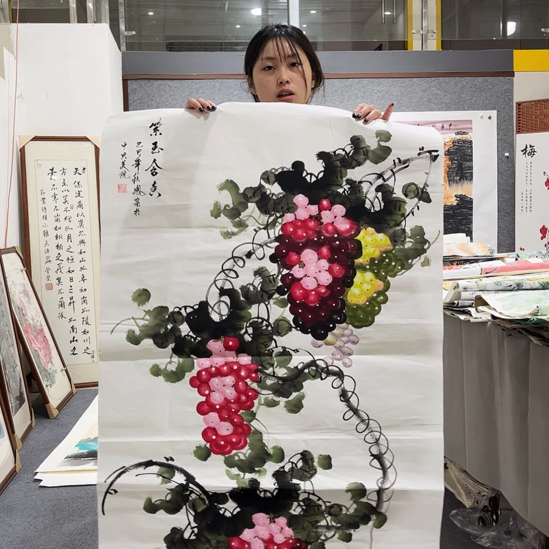 国画HT国画单幅任发100x70