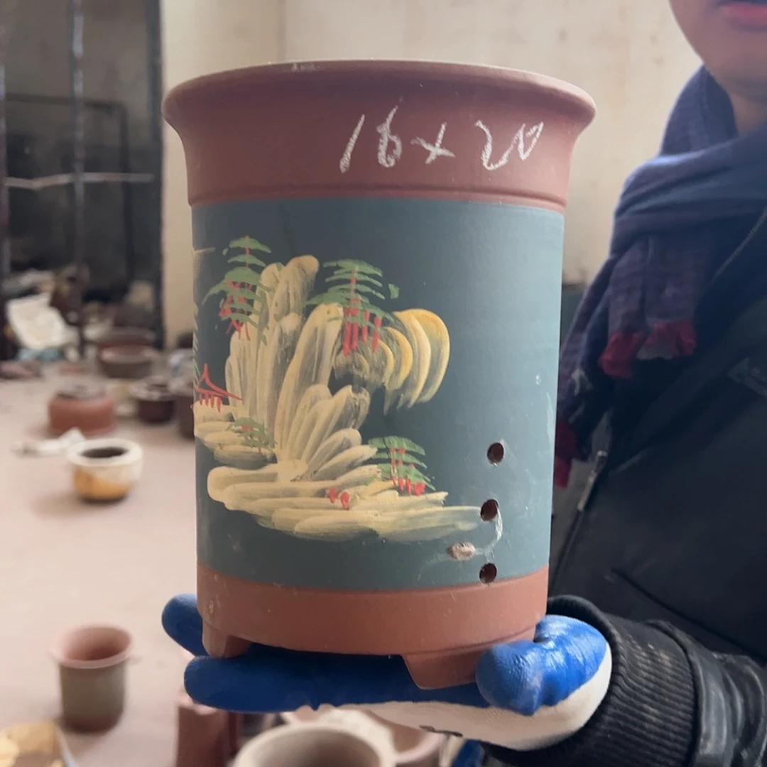 紫砂花盆紫砂花盆