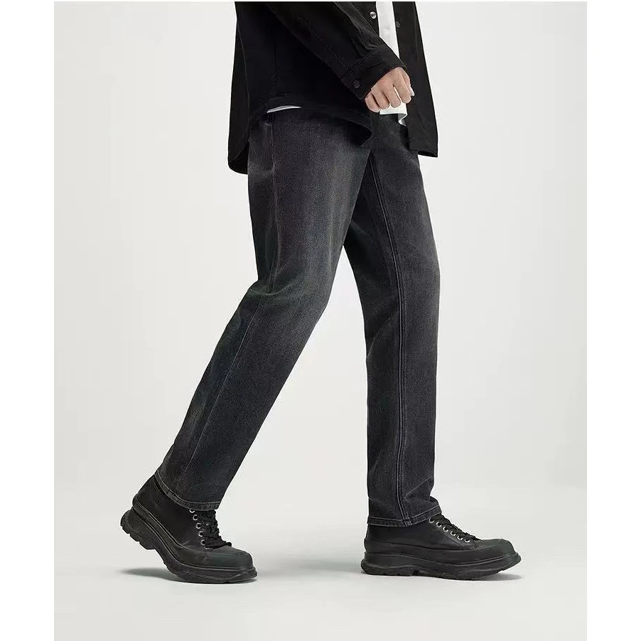 【鸟】潮牌夏季经典简约百搭牛仔裤2195-D3-4