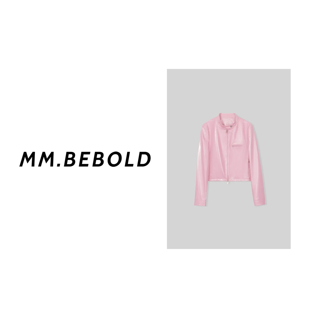 【老刘精选】减龄甜酷时髦皮衣外套MKF24173