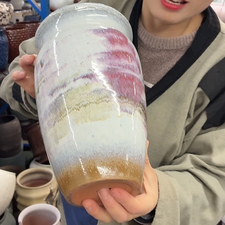 14×26 -粗陶花盆有孔-买买买